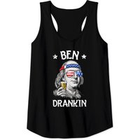 Ben Drankin Funny 4th Of July Patriotic Men’s Premium Tank — T-shirts pour hommes