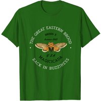 Cicada Insect Great Eastern Brood X Usa 2021 Magicicada T-shirt