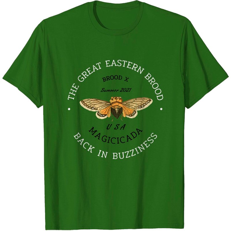 Cicada Insect Great Eastern Brood X Usa 2021 Magicicada T-shirt — T-shirts pour hommes