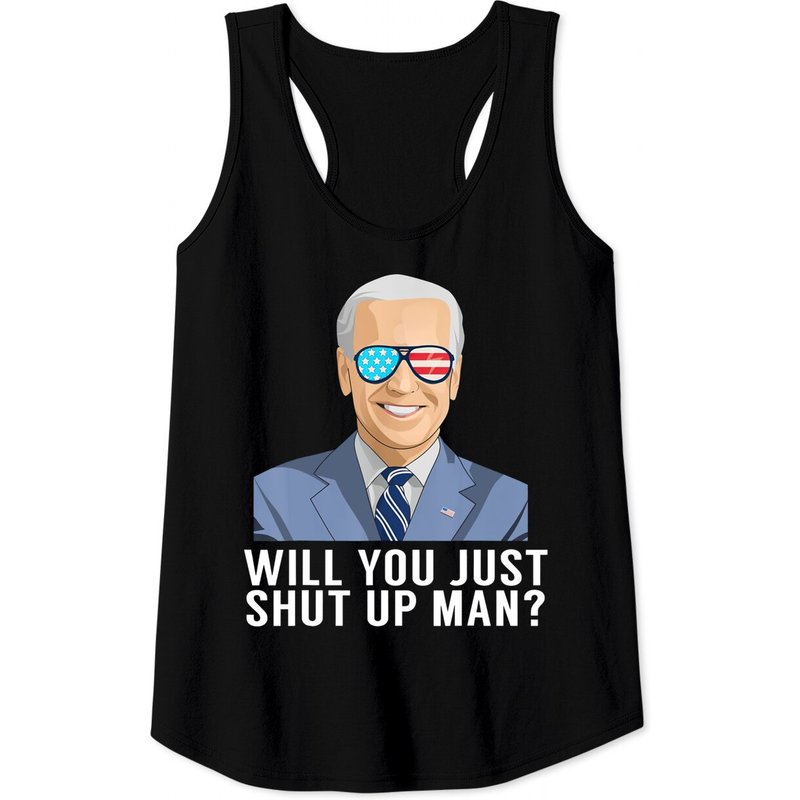 Will You Just Shut Up Man? Tank Top — T-shirts pour hommes