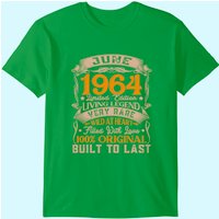 57th Birthday Decorations June 1964 Men Women 57 Years Old T-shirt — T-shirts pour hommes