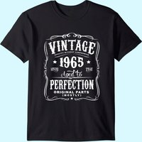 Vintage Made In 1965 T-shirt 53rd Birthday Gift
