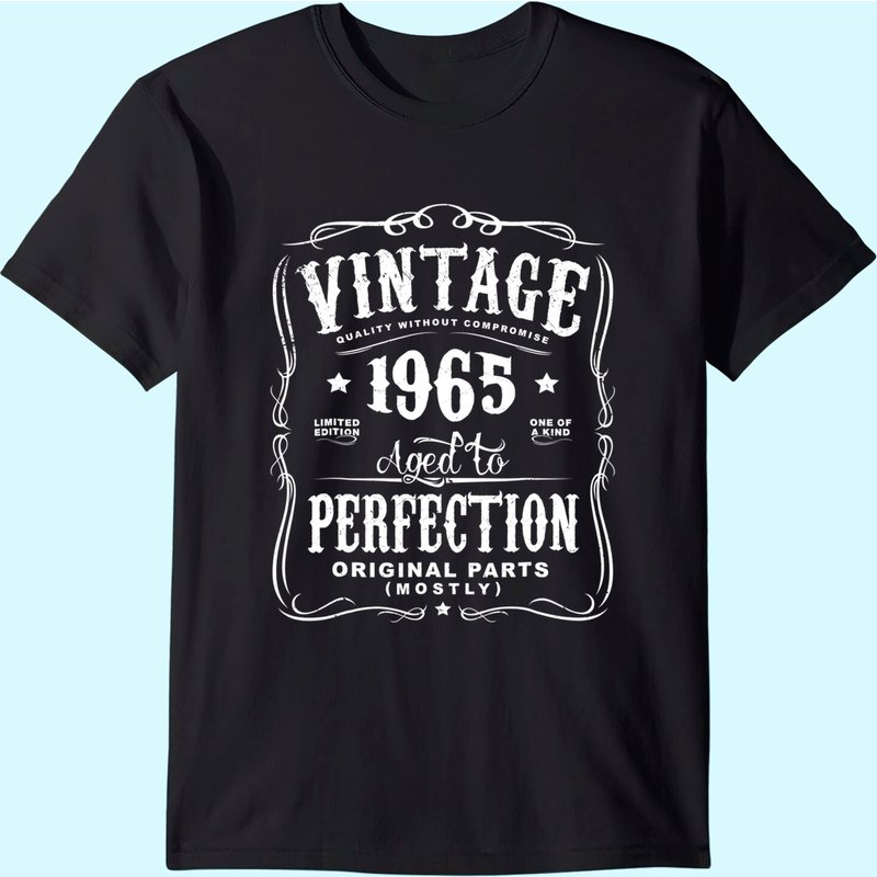 Vintage Made In 1965 T-shirt 53rd Birthday Gift — T-shirts pour hommes