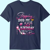 Womens Stepping Into My 55th Birthday In 1965 Gifts 55 Years Old T-shirt