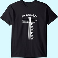 Men's T Shirt Blessed Paw Paw