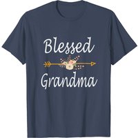 Blessed Grandma Shirt For Women Cute Mothers Day Gifts T-shirt