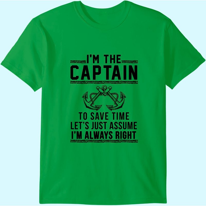 Captain Of The Boat - T Shirt T-shirt — T-shirts pour hommes