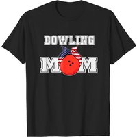 Bowling Mom Jersey | Team Gift For Womens Bowling Players T-shirt