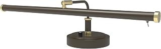 Lampe de Bureau Directionnelle LED Cocoweb 19" Noire avec Accents en Laiton - PLED101D — Lampe de bureau menée