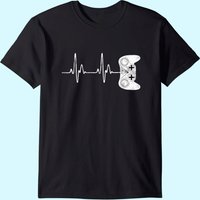 Gamer Heartbeat T-shirt Video Game Lover Gift Shirt T-shirt