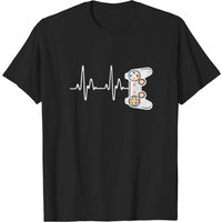 Gamer Heartbeat T-shirt Video Game Lover Gift Shirt T-shirt