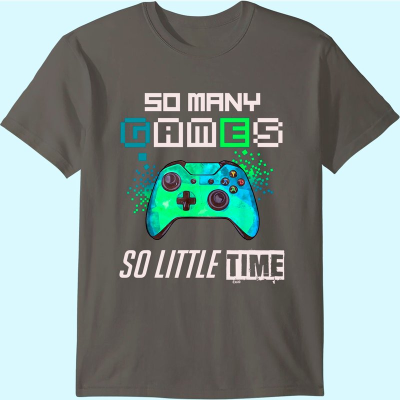 So Many Video Games Gift For Gamer Esport T-shirt — T-shirts pour hommes