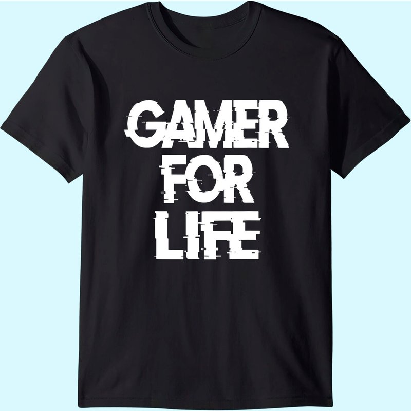 Gaming 365 Gamer For Life Tee For Video Game Players T-shirt — T-shirts pour hommes