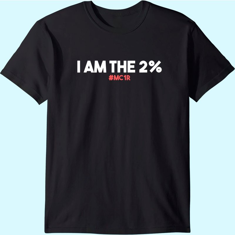 Mc1r I Am The 2 Percent Funny Redhead T-shirt — T-shirts pour hommes