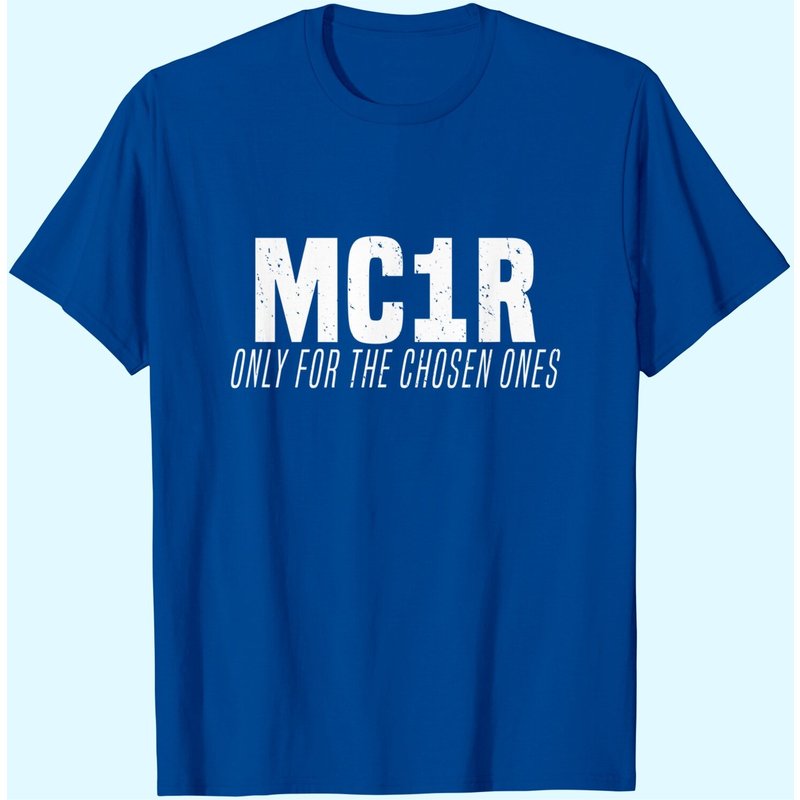Mc1r Only For The Chosen Ones Ginger Redhead Hair T-shirt — Mens T Shirts