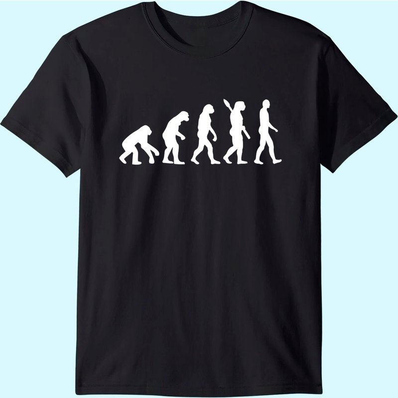 Human Evolution T-shirt — Mens T Shirts