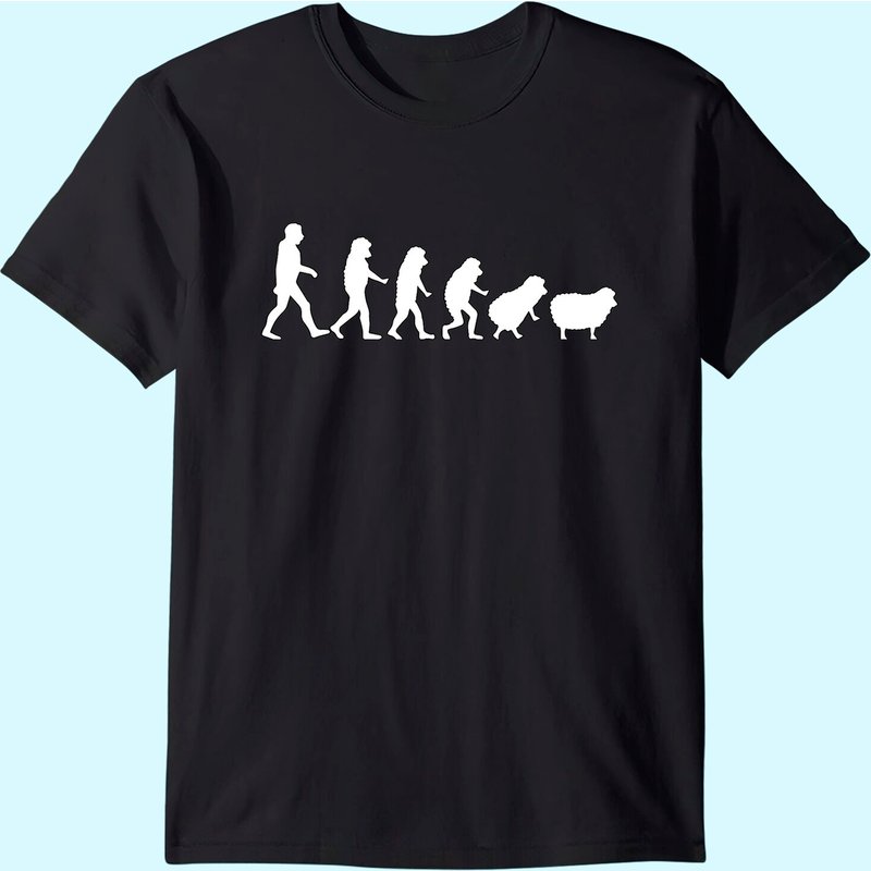 Conspiracy Theorist Human Evolution Wake Up Sheeple Sheep T-shirt — T-shirts pour hommes