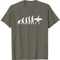 Evolution Of Surfing Surfer T-shirt