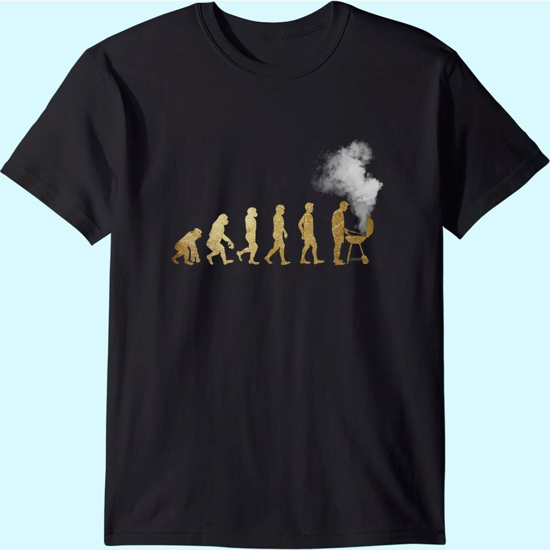 Evolution Of Grill Master - Grilling Gifts - I Do Bbq T-shirt — T-shirts pour hommes