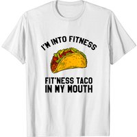 Mens Fitness Taco Funny Mexican Gym T-shirt For Taco Lovers