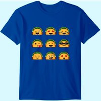 Tacos Emojis Cinco De Mayo Funny Emoticons Boys Girls Kids T-shirt
