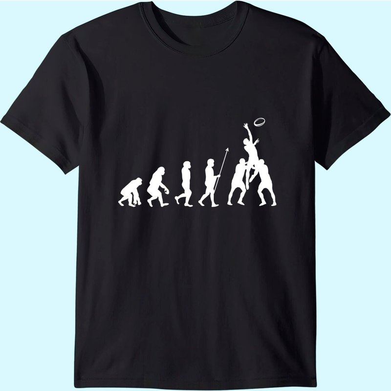 Evolution Of Rugby T-shirt — T-shirts pour hommes