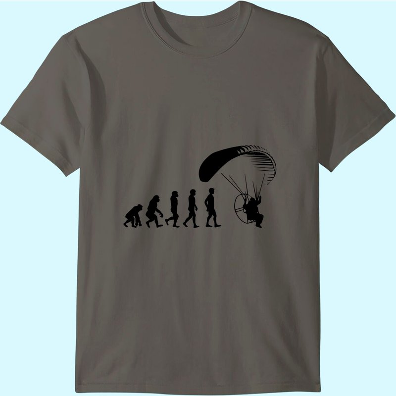 Skydive Paraglider Parachuting Skydiving Paramotor Evolution T-shirt — Mens T Shirts