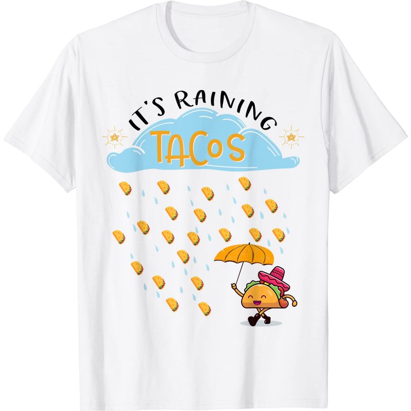 Cool It's Raining Tacos Cinco De Mayo Eat Taco Party Gift T-shirt — T-shirts pour hommes
