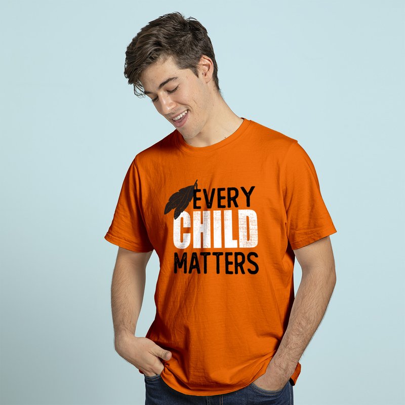 Every Child Matters Men's T Shirt Orange Day — Mens T Shirts