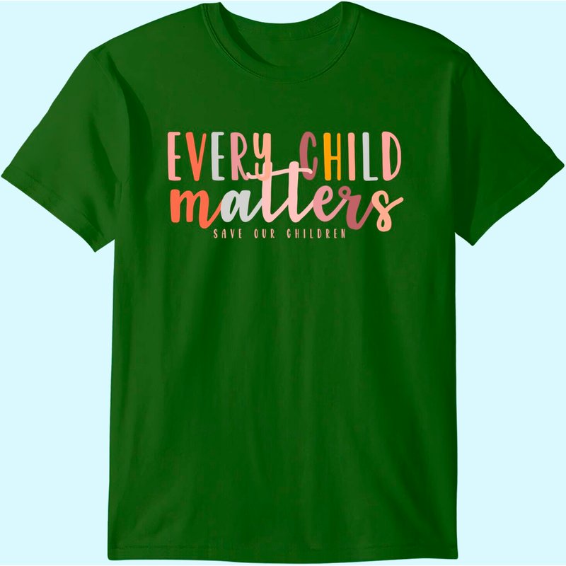 Every Child Matters Men's T Shirt Save Our Children — Mens T Shirts