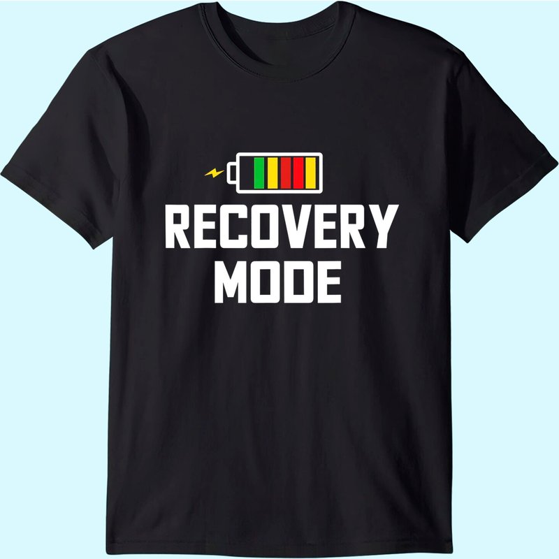 Recovery Mode Get Well Funny Post Injury Surgery Rehab Gift T-shirt — T-shirts pour hommes