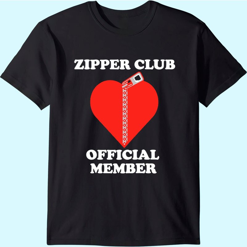 Zipper Club Official Member Open Heart Surgery T-shirt — T-shirts pour hommes
