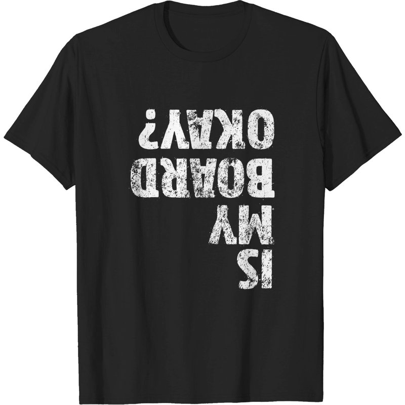 Is My Board Okay? Funny Vintage Skateboarding Skater T-shirt — T-shirts pour hommes