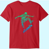 Skater Skateboarding Helmet Gear Skateboard - Skateboarder T-shirt
