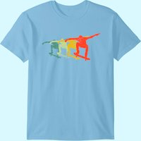 Skateboard Skateboarder Kickflip Ollie Gift T-shirt — T-shirts pour hommes