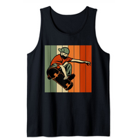 Skateboard Skater Vintage Skateboarding Gift Boys Teens Men Tank Top — T-shirts pour hommes