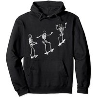 Funny Skeleton Skateboard Shirt Pullover Hoodie — Sweats à capuche pour hommes