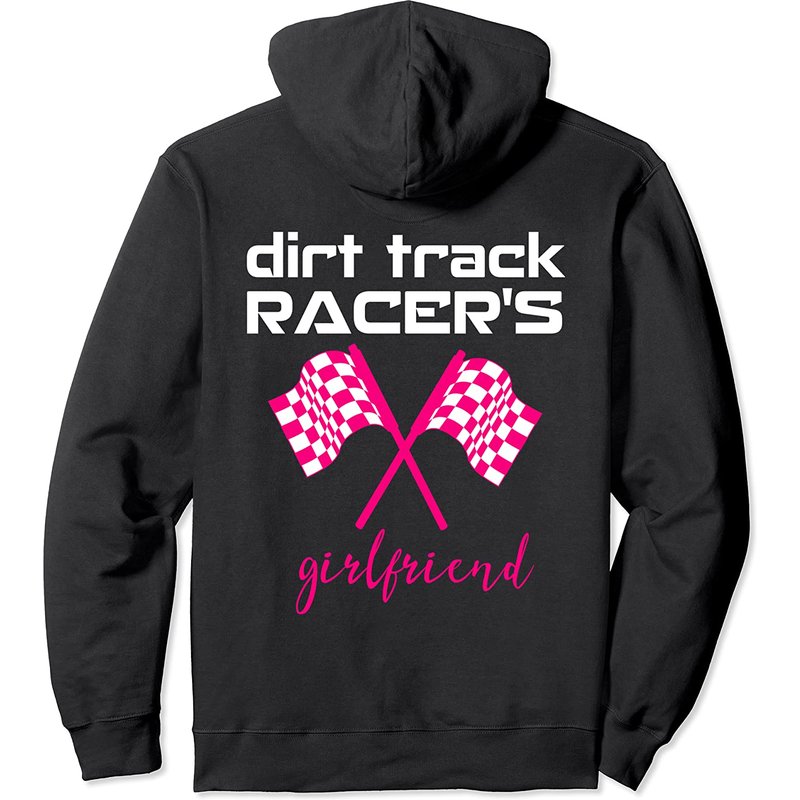 Dirt Track Racing Gifts Girlfriend Stock Car Racing Pullover Hoodie — Sweats à capuche pour hommes