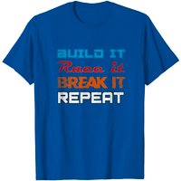 Build Race Break Repeat T-shirt — T-shirts pour hommes