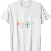 Cpu Heartbeat Computer Pc Master Race Pc Builder It Tech T-shirt — T-shirts pour hommes
