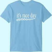 It's Race Day Shirts Auto Racing Dirt Racing Checkered Flag T-shirt — T-shirts pour hommes
