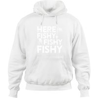 Here Fishy Hoodie Gift Shirt — Sweats à capuche pour hommes