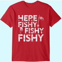 Here Fishy Fishing T-shirt — T-shirts pour hommes