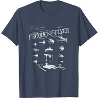 Fly Fishing Tying Funny Fisherman Christmas Fathers Day Gift T-shirt