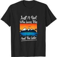 Just A Girl Who Loves Titos And The Lake- Lake Life Gift And T-shirt