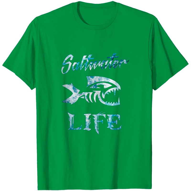 T-shirt de pêche Saltwater Life pour hommes — T-shirts pour hommes