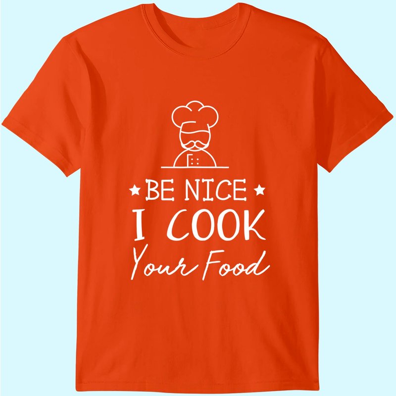 T-shirt Sous Chef Amusant - Soyez Gentil, Je Cuisine Votre Nourriture — T-shirts pour hommes