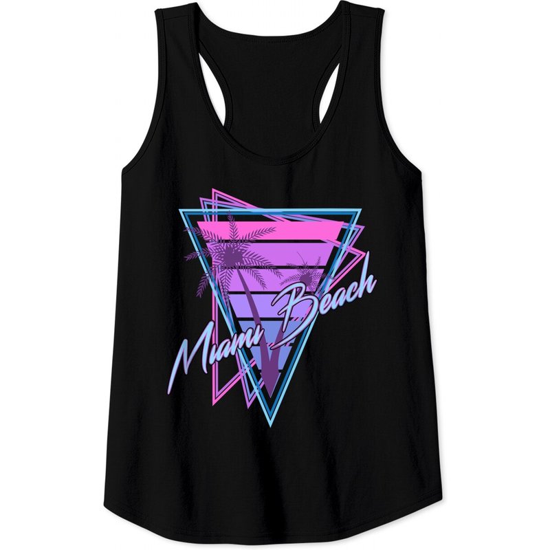 Débardeur Vintage 80s pour Hommes Miami Beach