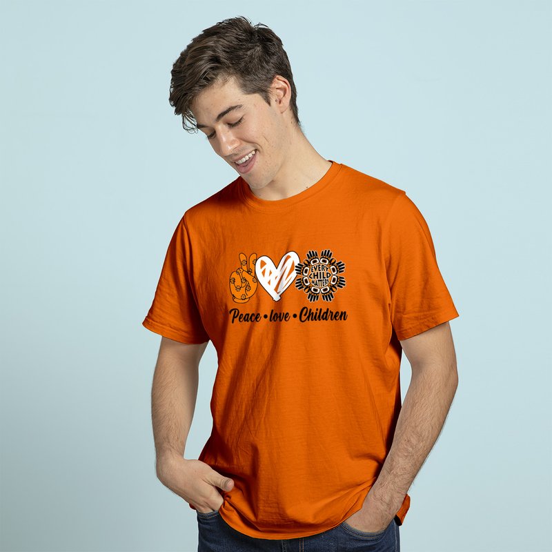 T-Shirt pour hommes Every Child Matters - Paix Amour Enfants — T-shirts pour hommes