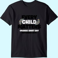 T-Shirt pour hommes Every Child Matters - Portez du orange